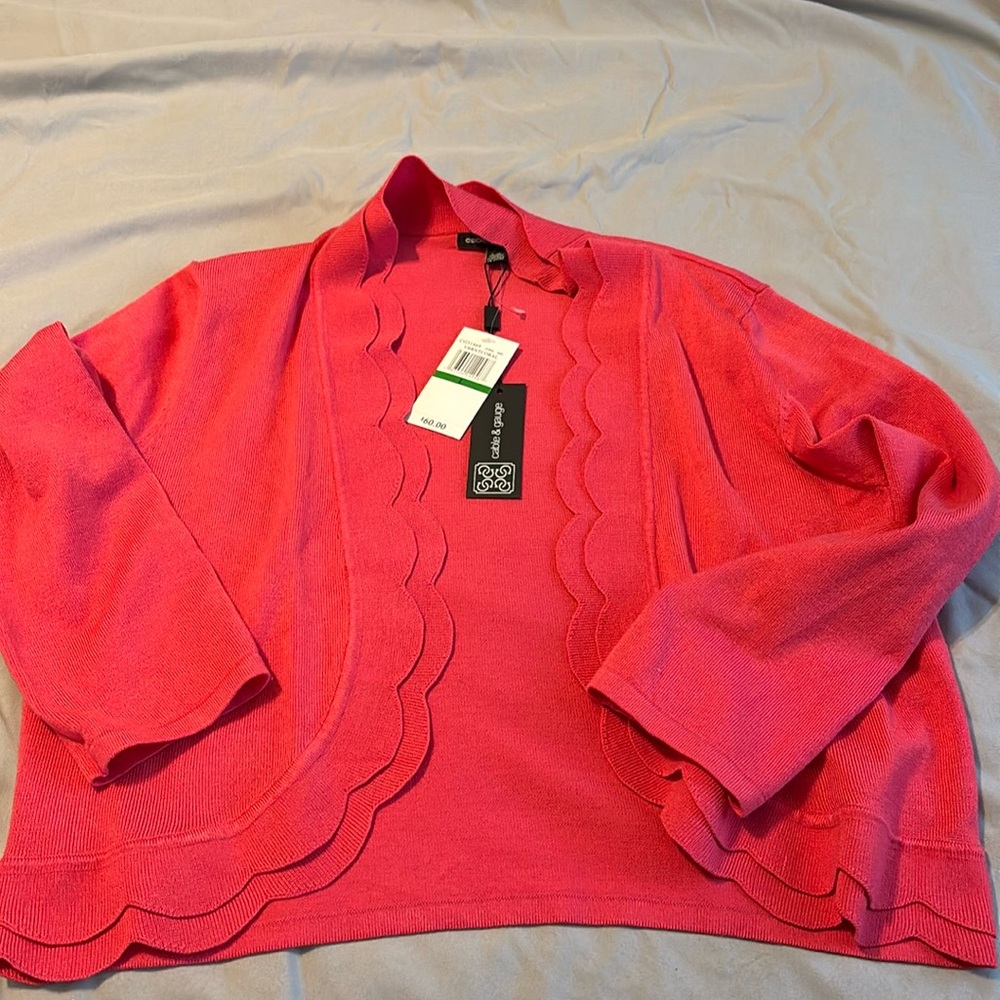 Fuchsia cardigan - NWT